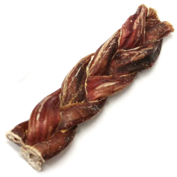 TUESDAY'S NATURAL DOG COMPANY ODOR FREE 6" BRAIDED BULLY