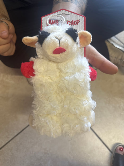 MULTIPET LAMB CHOP SQUEAKER MAT DOG TOY 9 SQUEAKERS
