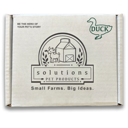 SOLUTIONS DOG FERMENTED FROZEN DUCK PATTIES 6 LB
