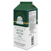 A 1/2 gallon carton of Solutions for Pets Goatnog raw goat milk dog food, shown on a clean white background. The packaging is dark green and white with a small orange stripe and a circular logo on the front.