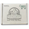 A square cream-colored paper label or packaging insert featuring a circular logo with the words 'BIRCH BARK FRESHLY PRESERVED' and '100% NATURAL'.