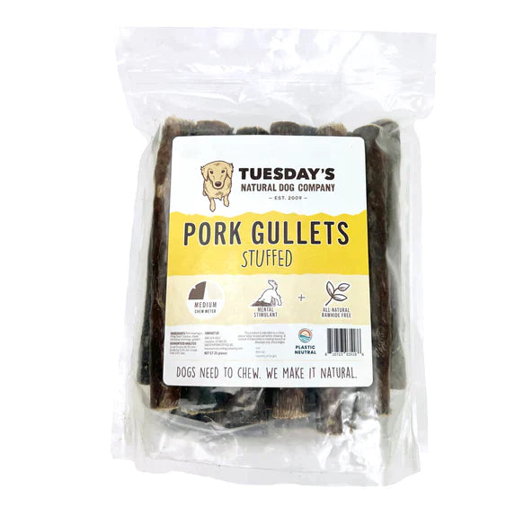 Tuesday's Natural Dog Company 6" Pork Chewy Bulls