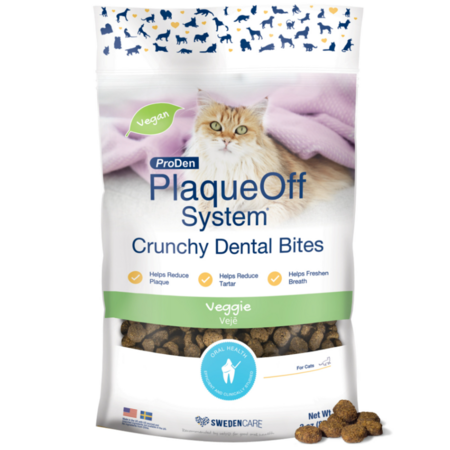 SWEDENCARE PRODEN PLAQUEOFF CRUNCHY DENTAL BITES FOR CATS