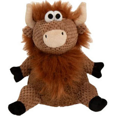 GODOG CHECKERS SITTING HIGHLAND COW HANK