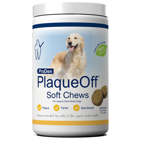 SWEDENCARE PRODEN PLAQUEOFF SOFT DENTAL CHEWS FOR DOGS 45CT