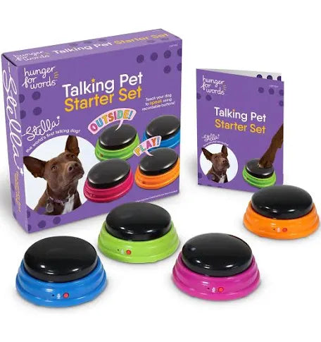 BRIGHTKINS HUNGER FOR WORDS TALKING PET STARTER KIT