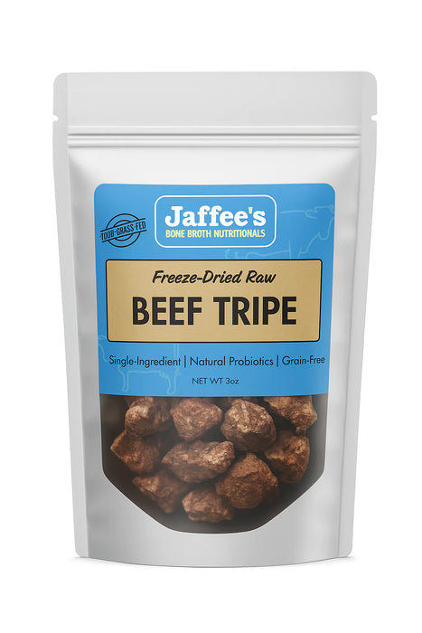 JAFFEE'S FREEZE DRIED RAW BEEF TRIPE 3 OZ