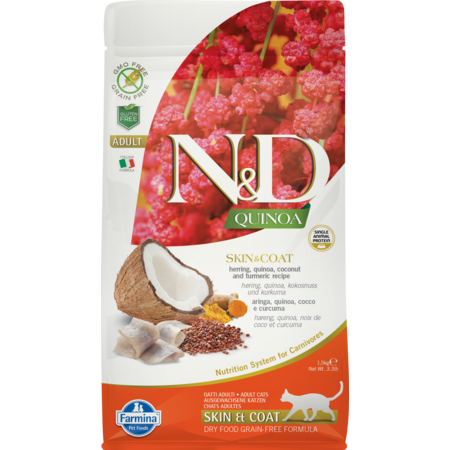 FARMINA N&D CAT QUINOA DRY FOOD