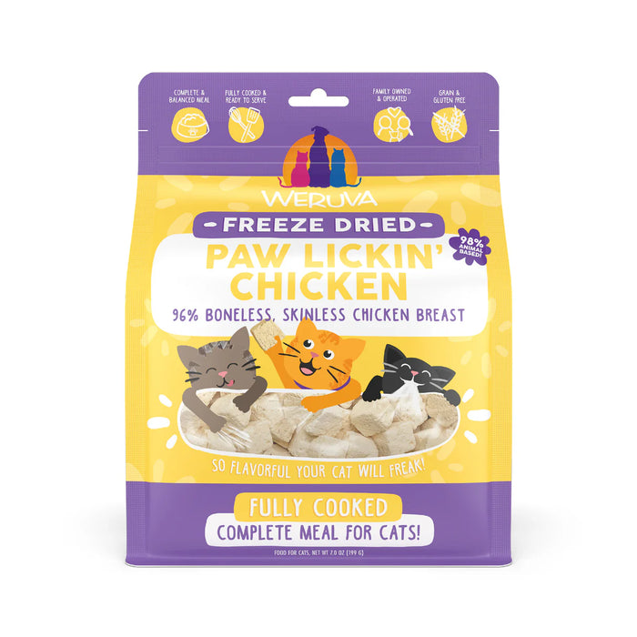 WERUVA CAT FREEZE DRIED PAW LICKIN CHICKEN 1 OZ