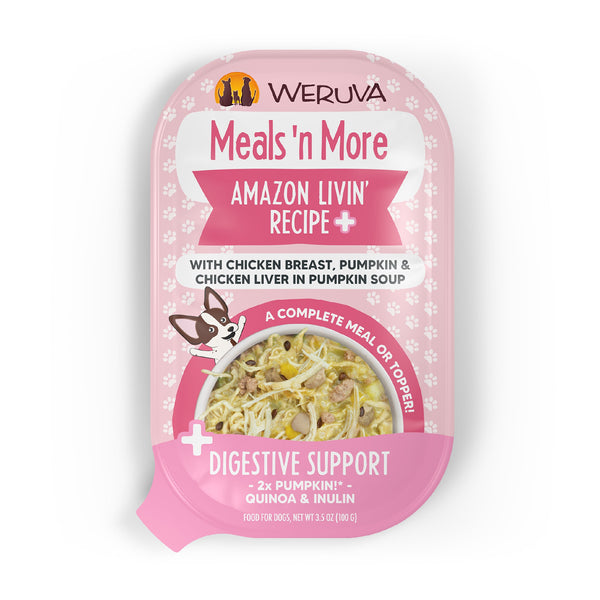 Weruva Amazon Livin' Recipe Plus with Chicken Breast, Pumpkin & Chicken Liver in Pumpkin Soup