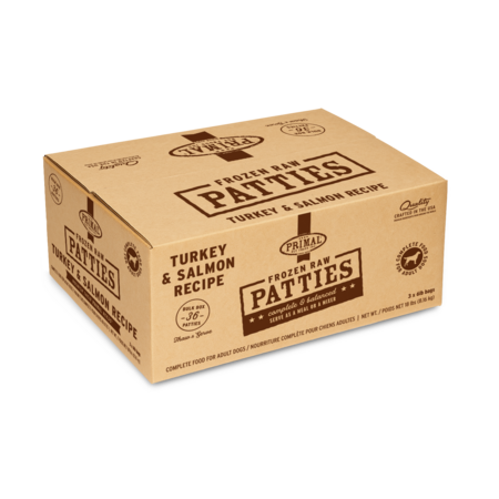 PATTIES PRIMAL DOG RAW FROZEN 18 LB