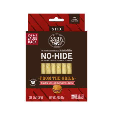 Earth Animal No-Hide Stix  and Chews| Dog & Cat Chews