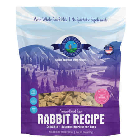 SHEPHERD BOY FARMS FREEZE DRIED DOG FOOD 14 OZ