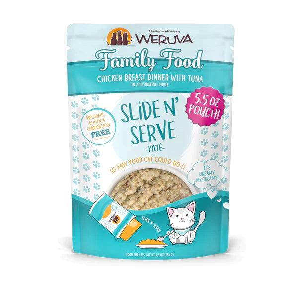 Weruva Family Food Chicken Breast Dinner with Tuna in a Hydrating PurÃ©e