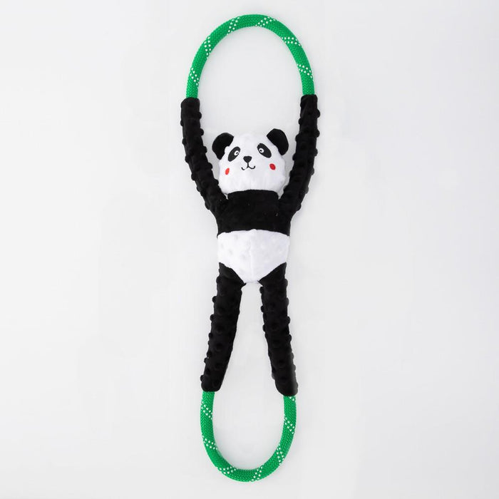 Zippy Paws RopeTugz Panda Dog Toy Large