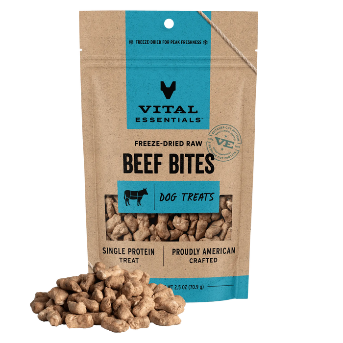 Vital Essentials Freeze-dried Raw Beef Bites