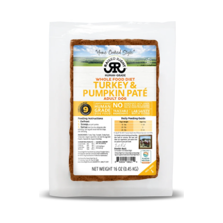 RAISED RIGHT DOG FROZEN ORIGINAL BULK BOX 6LB