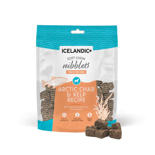 Icelandic+ Arctic Char & Kelp Soft Chew Nibblets For Dogs