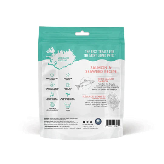 Icelandic+ Salmon & Seaweed Soft Chew Nibblets For Cats
