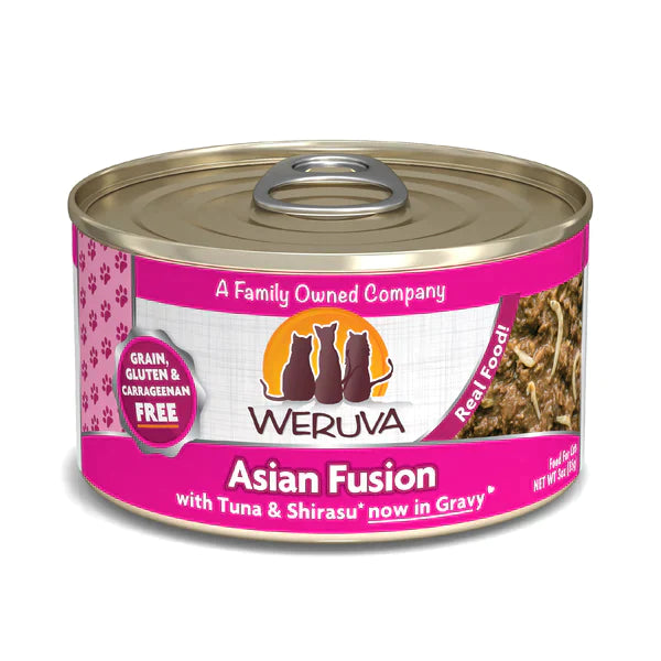 Weruva Asian Fusion with Tuna & Shirasu in Gravy