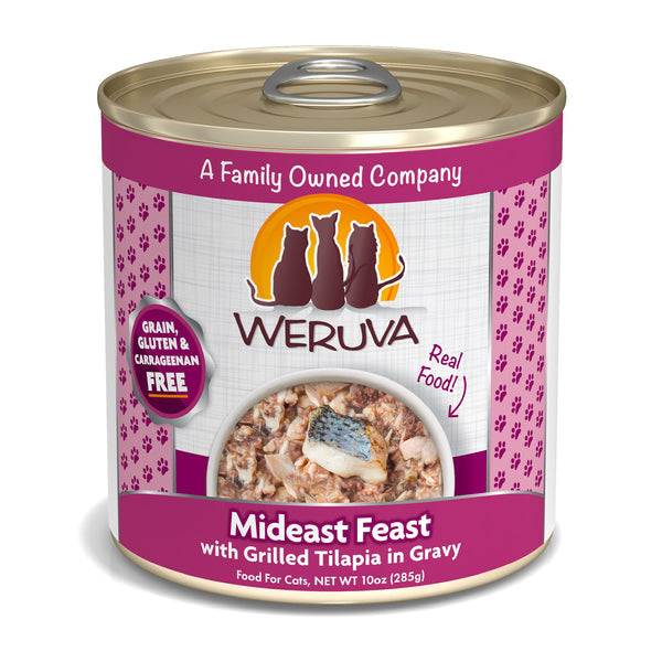 Weruva Mideast Feast with Grilled Tilapia in Gravy