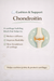 Advertisement for chondroitin with a knee illustration and text on a light background