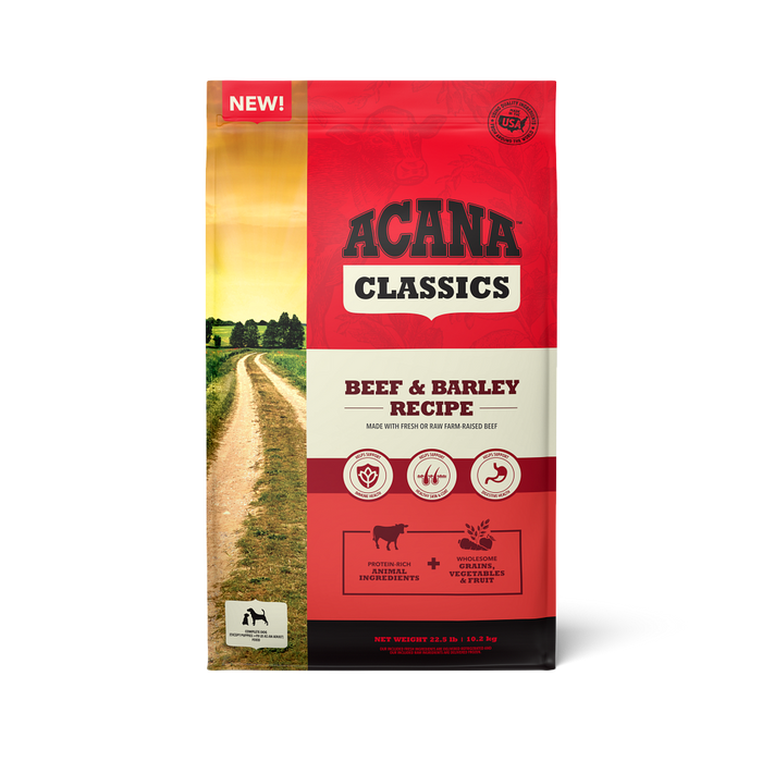 ACANA Dog Dry Classics Beef 4LB