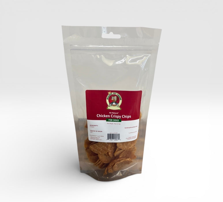 HOLISTIC PET CUISINE CRISPY CHICKEN CHIPS 4 OZ