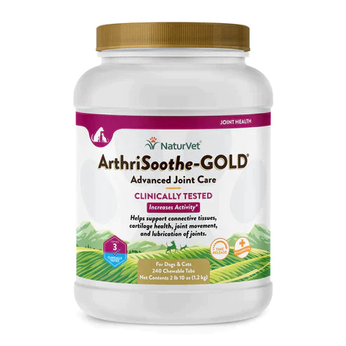 Naturvet Arthrisoothe-gold Advanced Joint Care Chewable Tablets