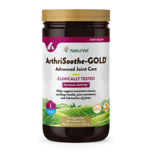 Naturvet Arthrisoothe-gold Advanced Joint Care Chewable Tablets