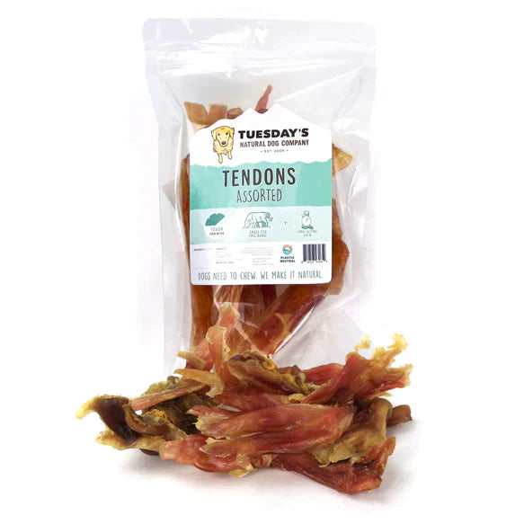 Tuesday's Natural Dog Company Assorted Beef Tendons - 8 oz