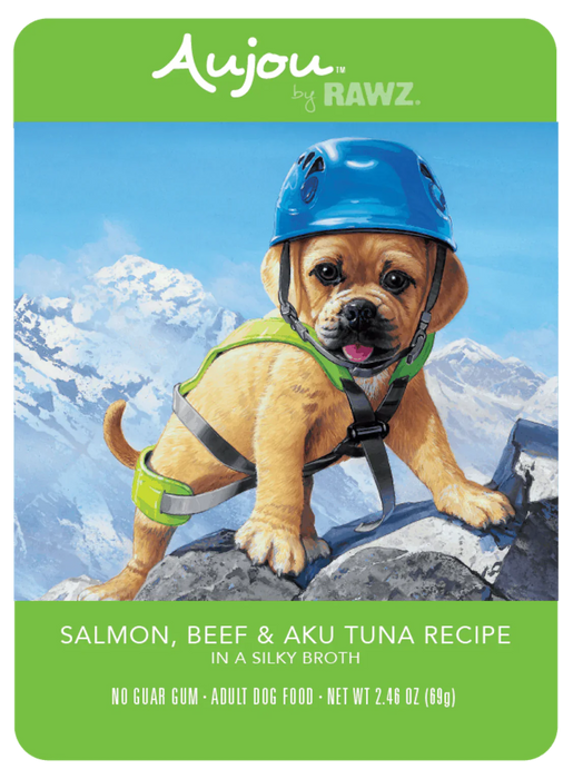 Rawz Salmon, Beef & Aku Tuna Dog Food Recipe