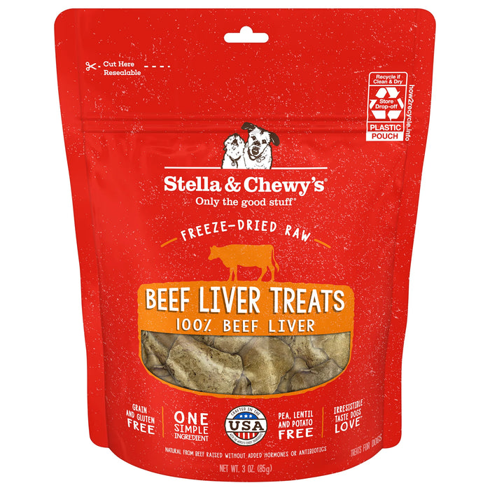 STELLA & CHEWYS TREATS FD BEEF LIVER 3 OZ
