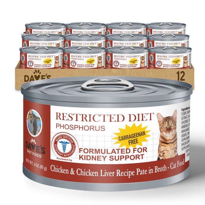 DAVE'S RESTRICTED DIET PHOSPHORUS CAT CAN