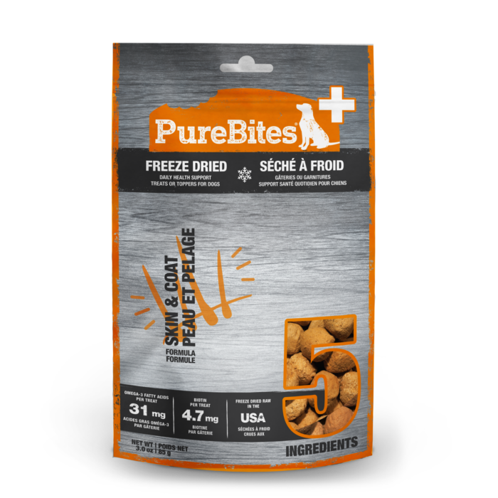 PureBites Skin & Coat Freeze Dried Dog Treats
