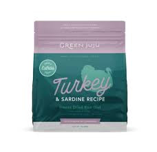 New Product Alert GREEN JUJU FREEZE DRIED TURKEY + SARDINE 14 OZ