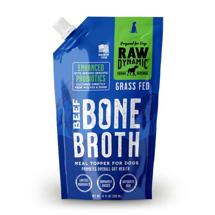 RAW DYNAMIC FROZEN BONE BROTH 12 OZ