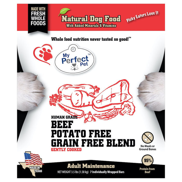 My Perfect Pet Food Buddy's Glycemic Friendly Beef Blend