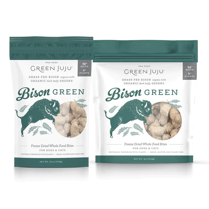 Green Juju Bison Green Whole Food Bites Pack