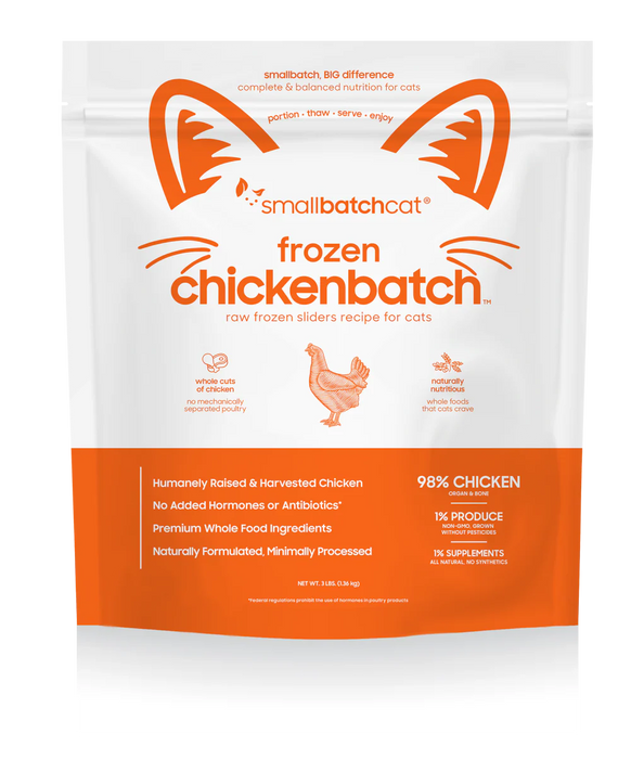 SmallBatch Pets Frozen Batch Sliders Cat 3LB