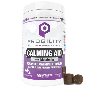 Nootie Progility Calming Aid Soft Chew Supplements | Veterinarian Recommended for Dogs