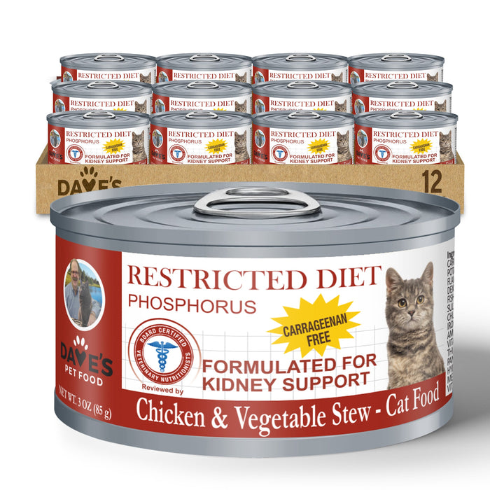 DAVE'S RESTRICTED DIET PHOSPHORUS CAT CAN