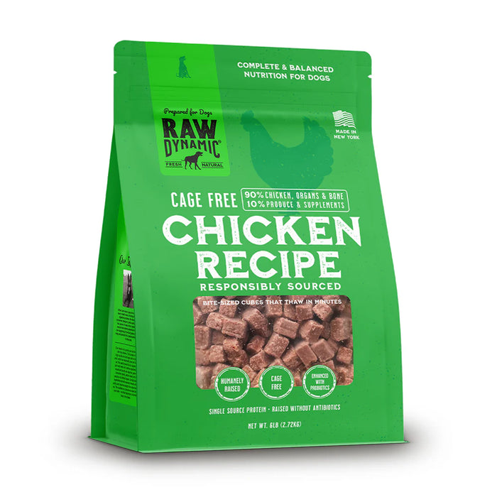 Raw Dynamic Frozen Scoop and Serve Dog Food