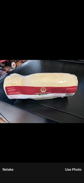 HOLISTIC PET CUISINE LARGE BEEF CHEEK ROLL