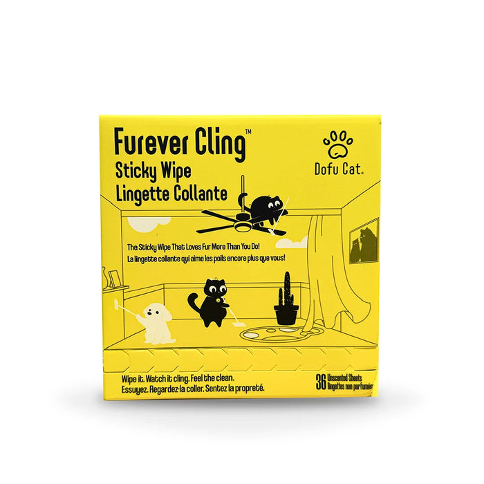 DOFU CAT FUREVER CLING STICKY WIPE 36 CT.
