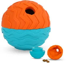 BRIGHTKINS DOG TOY TOUGH TUM TWO PIECE TEXTURE BALL SMALL