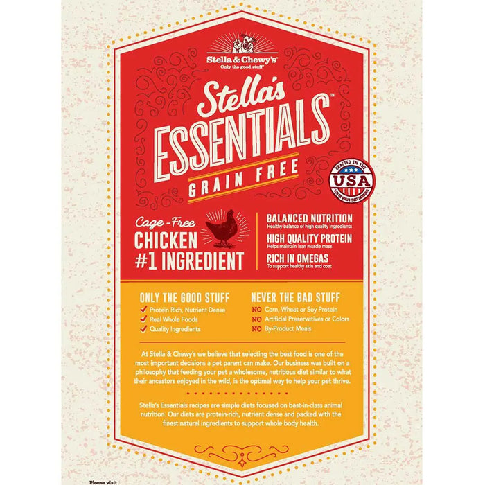 Stella's Essentials Grain Free Dry Kibble