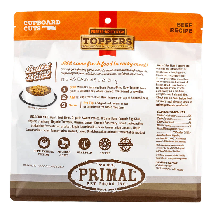 Primal Freeze Dried Raw Toppers