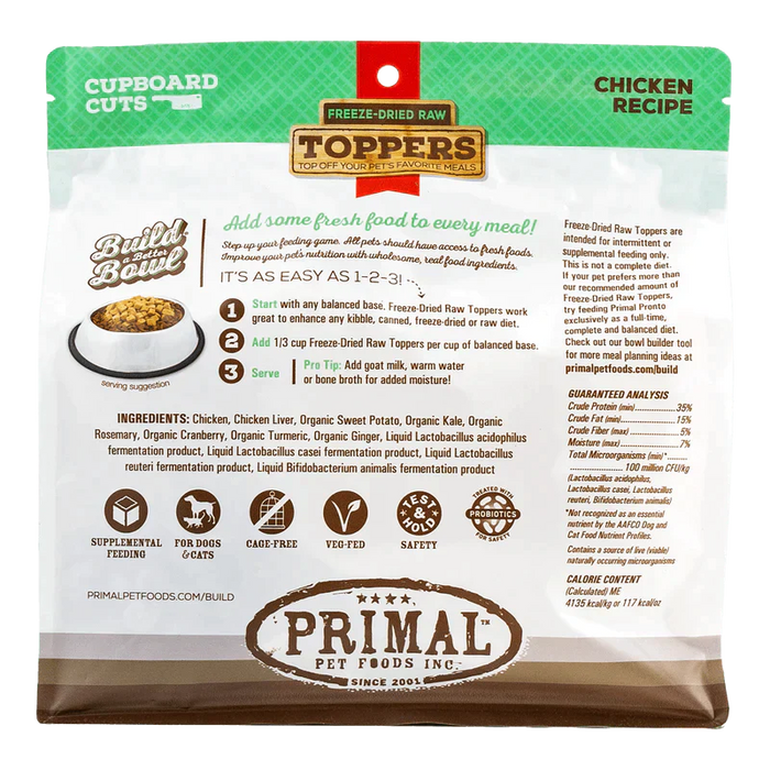 Primal Freeze Dried Raw Toppers
