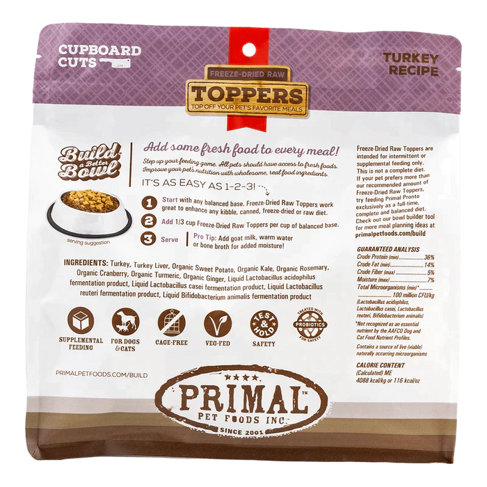 Primal Freeze Dried Raw Toppers